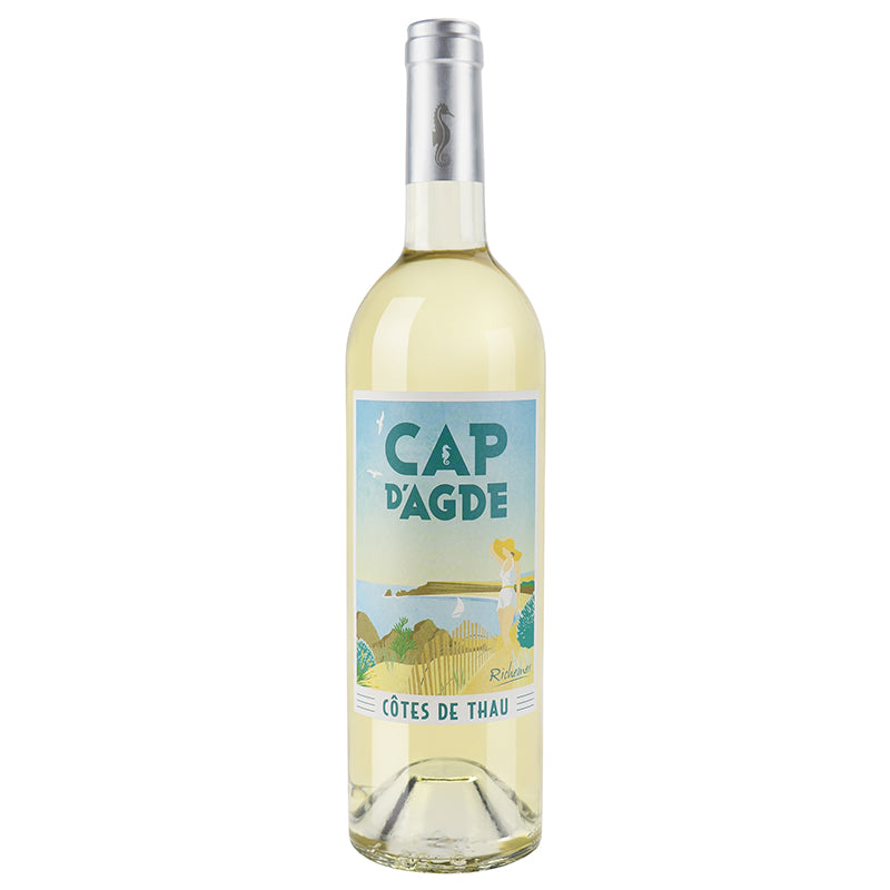 Cap d'Agde Blanc - Sauvignon Blanc, Viognier en Muscat Sec 2023 - 75CL - 13,5% Vol.