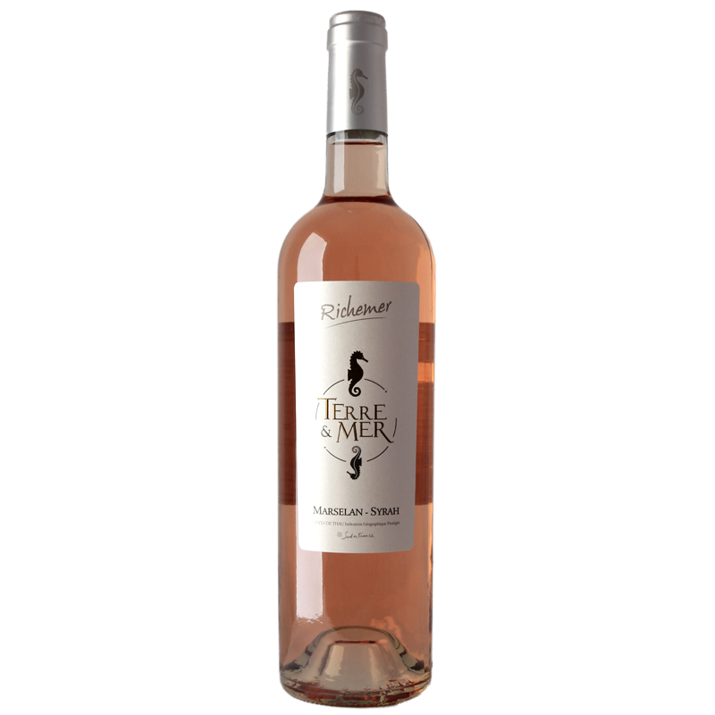 Marselan-Syrah Rosé 2022 - Cave de Richemer - 75CL - 13,5% Vol.